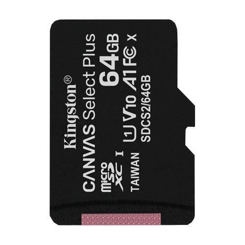 Tarjeta de Memoria Micro SD Kingston 64GB Ultra Rápida y Duradera