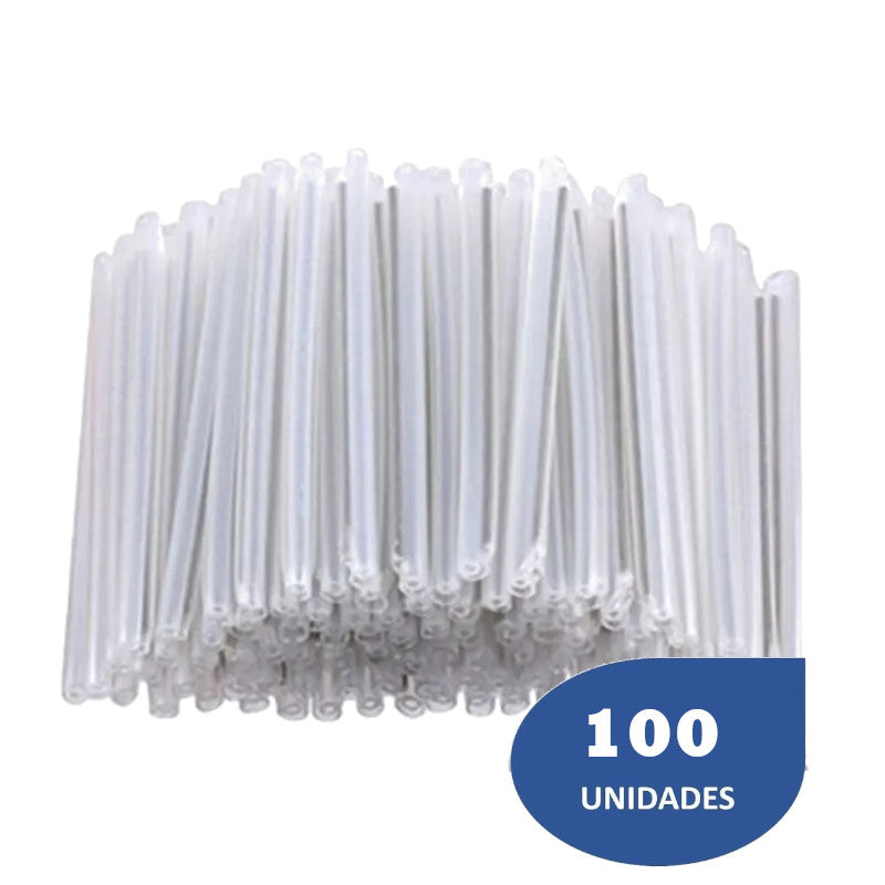 Paquete de 60 Tubos Termoencogibles para Fusión de Fibra Óptica 60mm x 1.2mm