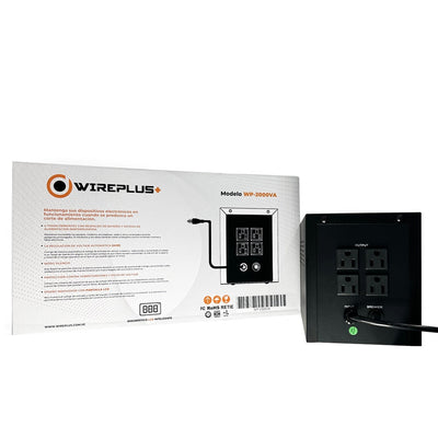 UPS Wireplus con pantalla smart 2000VA/1200W 4 Tomas 120VAC