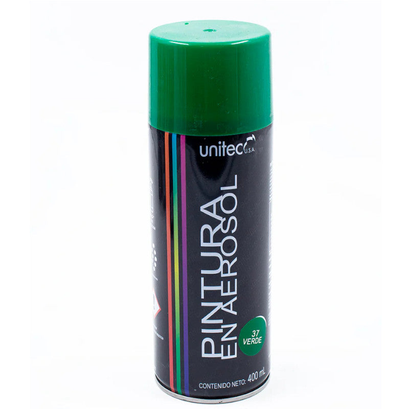 Pintura En Spray - Aerosol UNITEC 400G Color Verde 