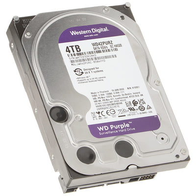 Disco Duro WD Purple de 4TB 3.5" 6GB/s Para Video Vigilancia