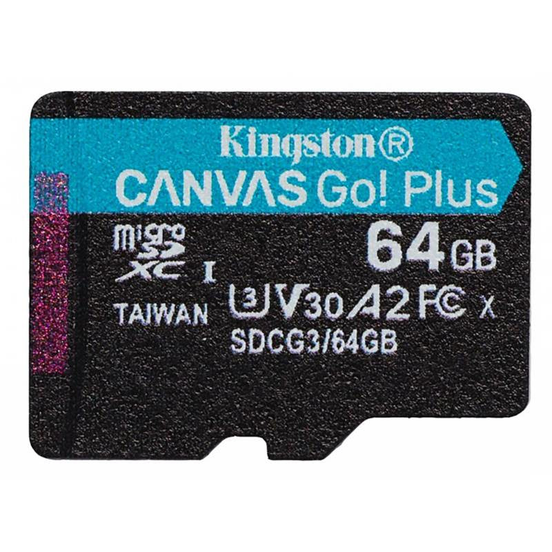 Memoria Micro SD Kingston 64GB Canvas Clase 10