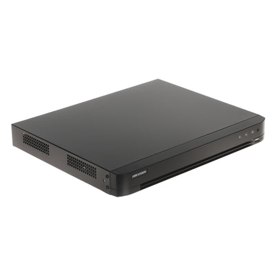 DVR Hikvision 16 Canales 8MP con 2 Bahías para Disco Duro y Audio por Coaxitron