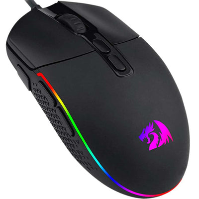 Mouse Gamer Redragon Rgb Invader Modelo M719-Rgb