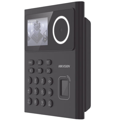 Terminal De Reconocimiento Facial HIKVISION LCD 2.4" 2.4 MP Rostros Tarjetas Y Huellas