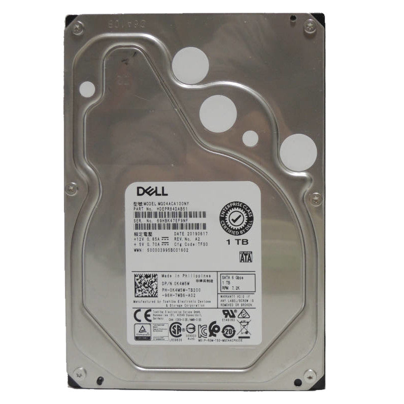 Disco Duro DELL Enterprise 1TB 7200RPM SATA 3.5" - Rendimiento Superior