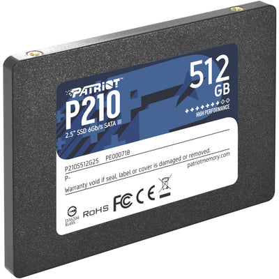 SSD Patriot de 512GB para Laptops y PCs - 2.5"