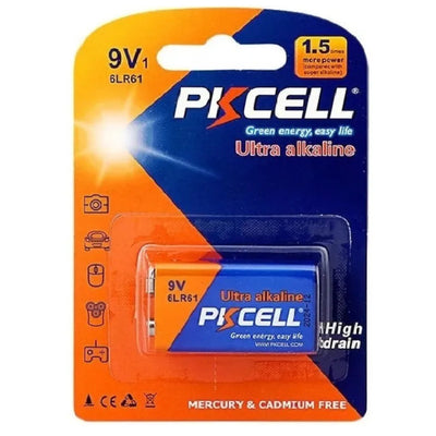 Pila Bateria PKCELL 9V Ultra Alkaline
