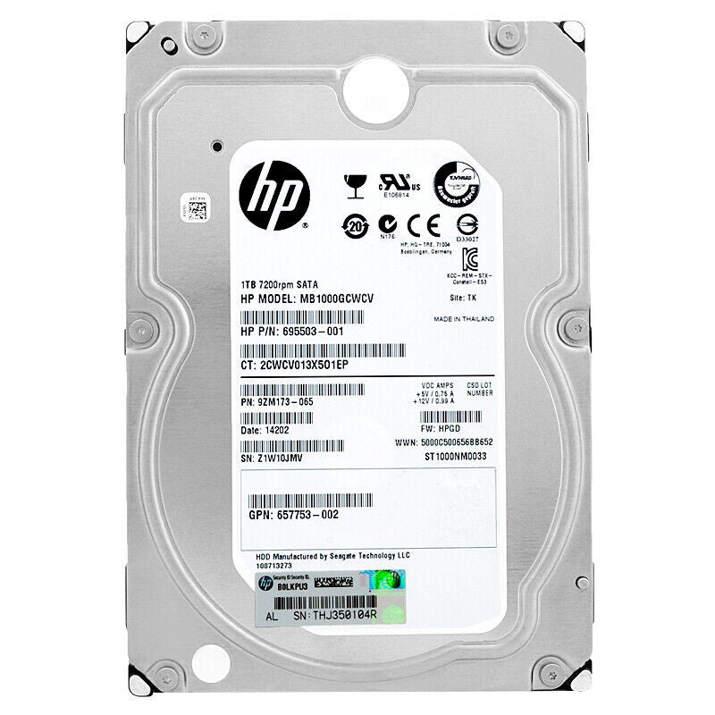 Disco Duro Interno HP 1TB 7200RPM SATA 3.5"