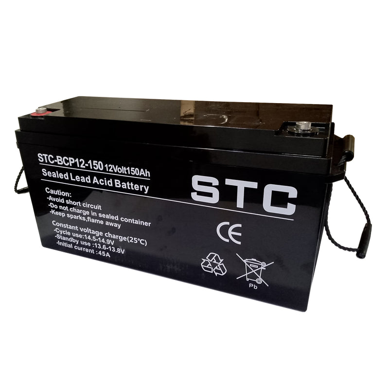 Bateria STC 12V 150Ah Ciclo Profundo Respaldo Energía Backup