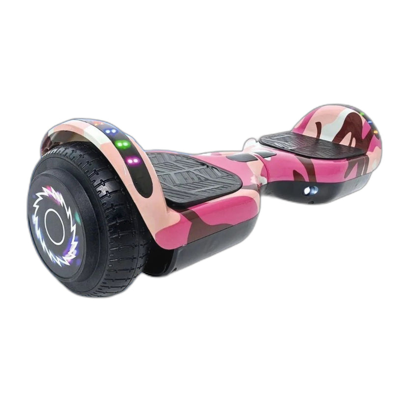 Patineta Eléctrica Inteligente con Bluetooth, Luces LED y Linterna Integrada