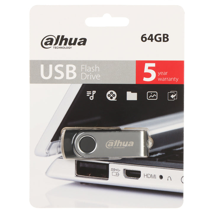 Pendrive Dahua 64GB USB 2.0 - Almacenamiento Rápido y Seguro