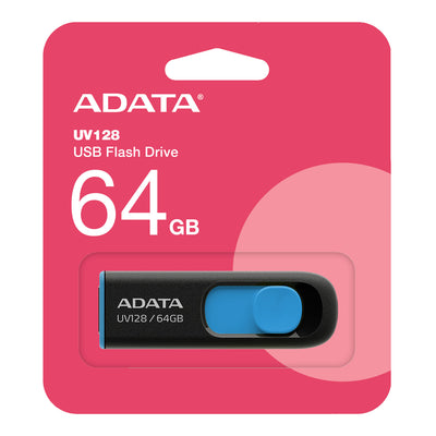 Pendrive ADATA 64GB UV128 USB 3.2 - Unidad Flash de Alta Velocidad