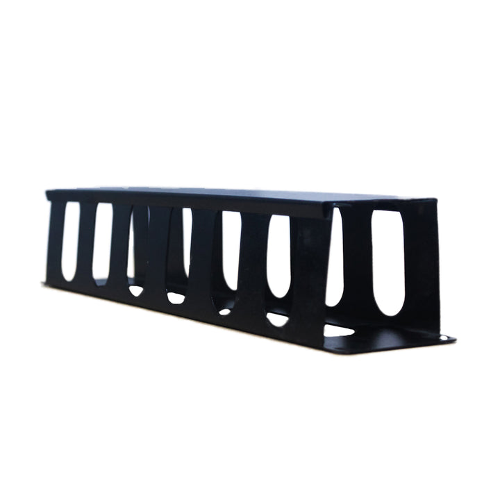 Organizador de Cables Horizontal 2U Metalnet Negro - Modelo 01PT180