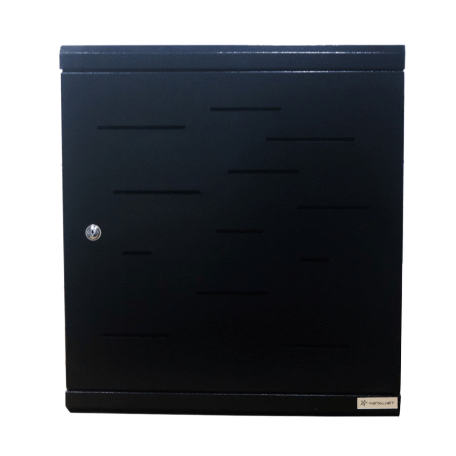 Rack Clásico 12U Metalnet Negro 01PT305 - Almacenamiento Seguro para Equipos Tecnológicos