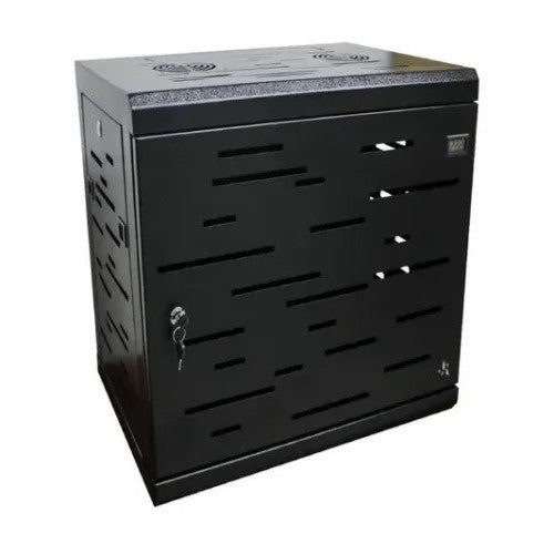 Rack Clásico 12U Metalnet Negro 01PT305 - Almacenamiento Seguro para Equipos Tecnológicos