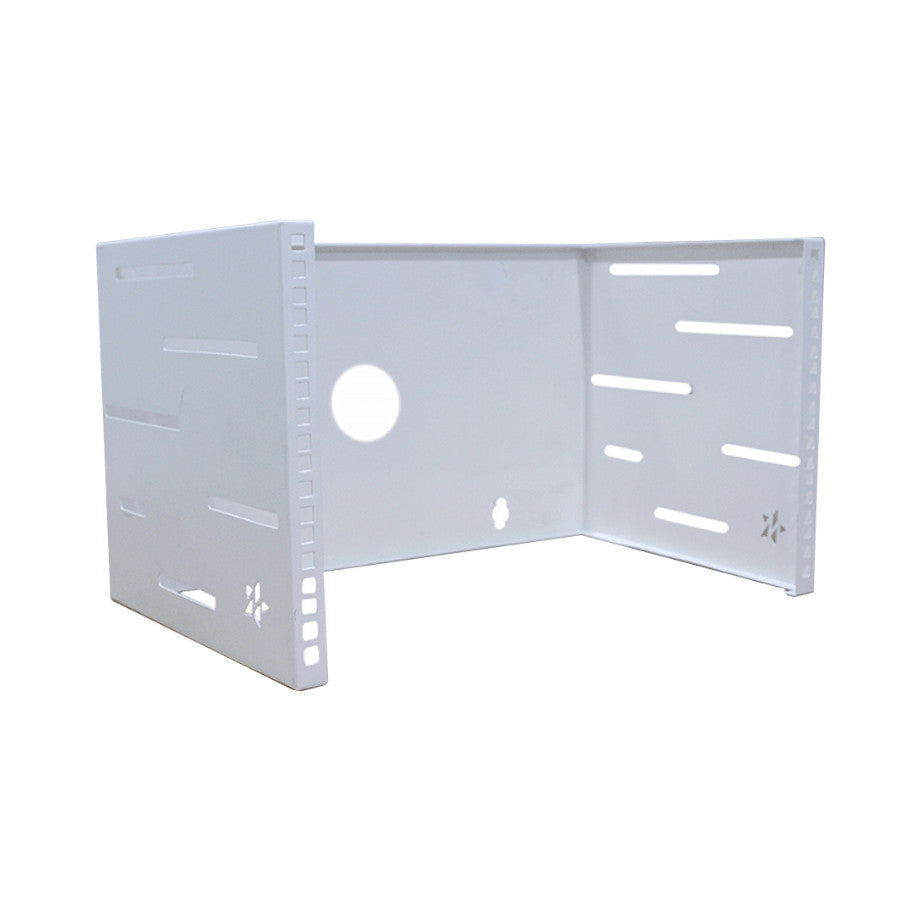 Rack Abierto de Pared 6U Metalnet Blanco 01PT88 - Gabinete para Montaje de Equipos de 19"