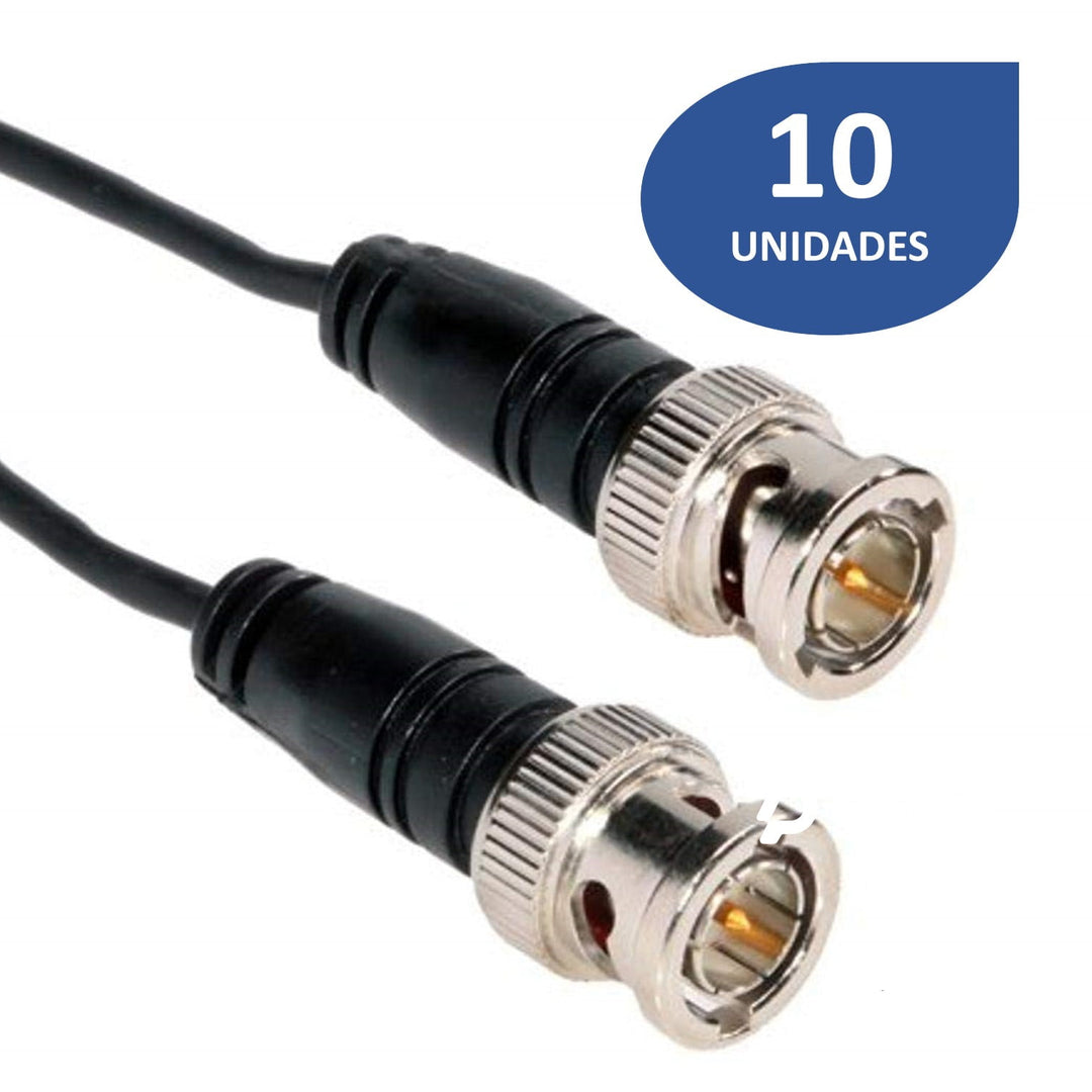 Pack de Cables Coaxiales BNC - 10 Unidades de Alta Calidad