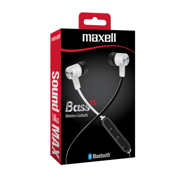 Audifonos Bluetooth Maxel B14-Eb2 Bass 14 Blanco