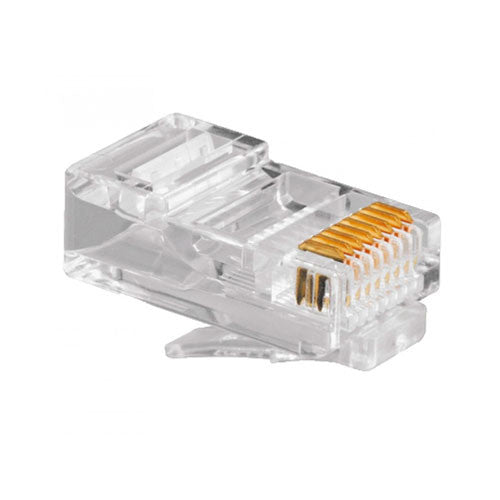 Conjunto de 100 Conectores RJ45 CAT6 WIREPLUS de Alta Calidad