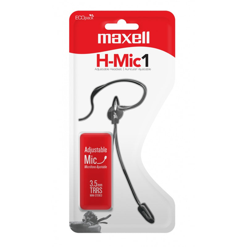 Audifono con microfono Maxell H-Mic One Travel Headset