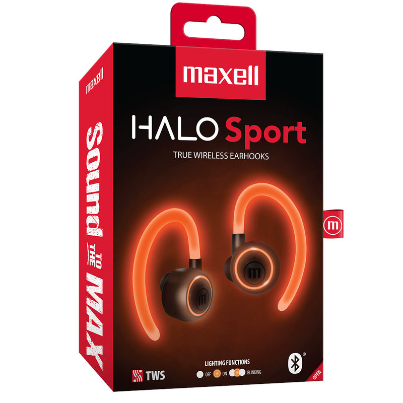 Audifonos Bluetooth Maxell Eb-Bttwsh Bt Tws Halo sport neon