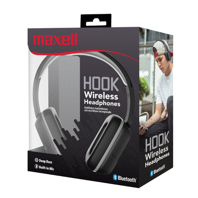 Audifonos Maxell Hp-Bt300 Bt Hook con microfono Shadow