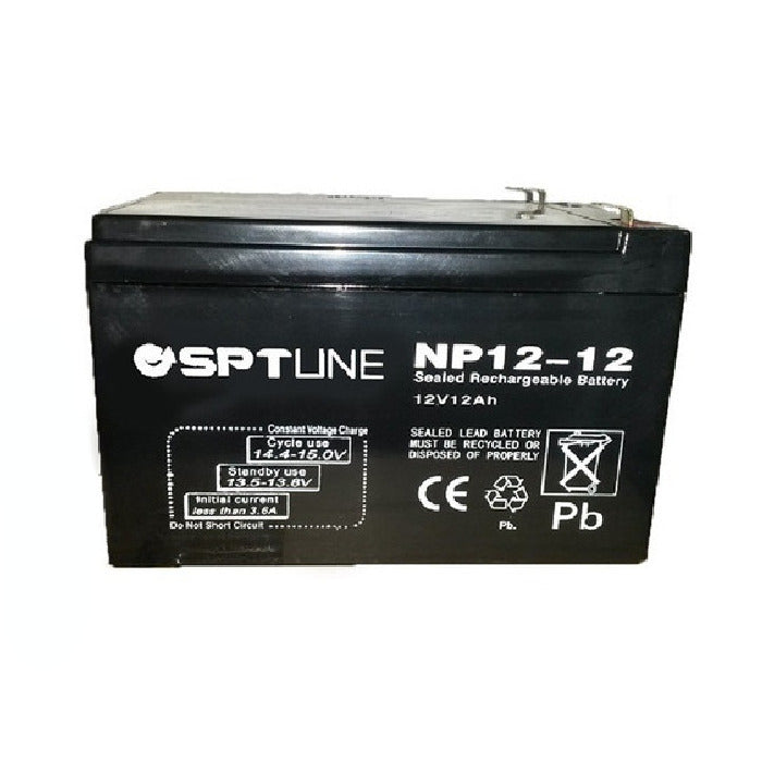 Bateria de gel recargable SPTLINE 12V / 12Ah