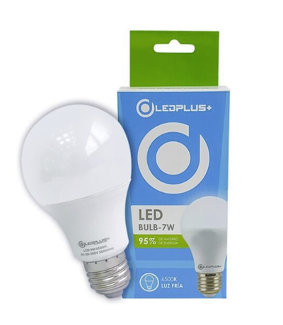 Bombillo Ledplus Led Bulb E27 9W 6500K Lp-0Lbe27-9W