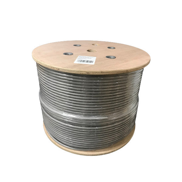 Cable Cat 6 Netlinks 100% Blindado 23AWG Interior 305m Color Gris