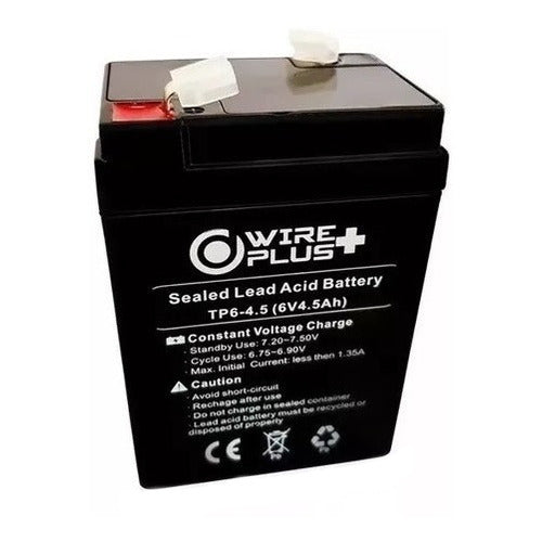Bateria Wireplus 6V 5 Amperios