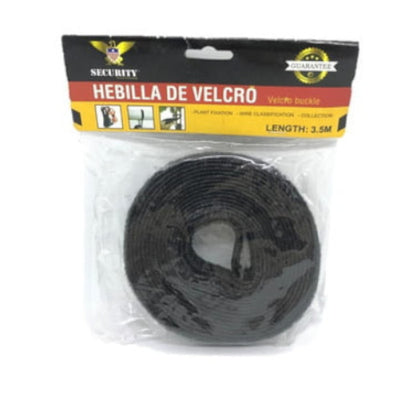 Cinta Velcro Negra 10 Metros X 2 Cm de Ancho