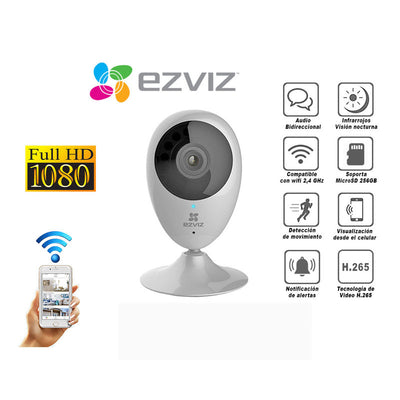 Cámara Domo WiFi EZVIZ C2C 2.8mm 1080P con Audio Bidireccional