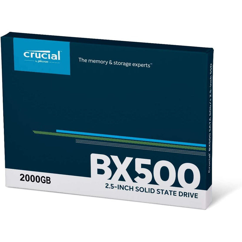 Disco Duro de Estado Sólido Crucial BX500 - 2TB SSD SATA de Alto Rendimiento