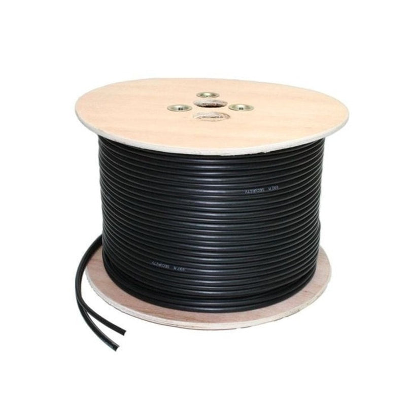 Cable Coaxial Siames RG59 + cable de poder Hikvision