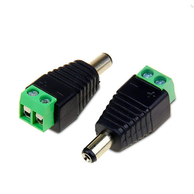 Conector Plug Corriente DC 12V Macho CCTV Por Unidad