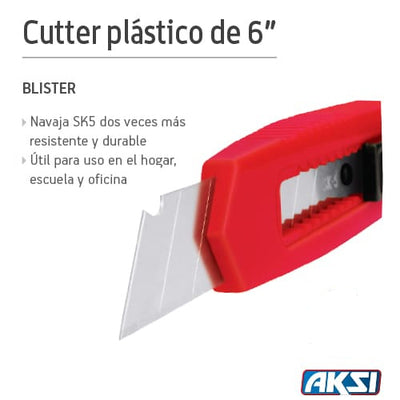 Cutter Plastico De 6"