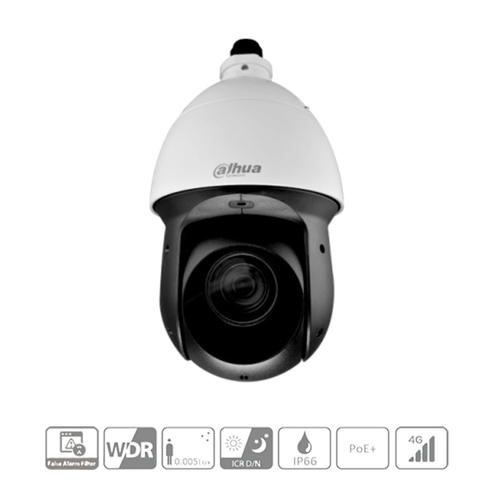 Cámara IP PTZ Dahua Wizsense 4MP con Zoom Óptico 25X y Visión Nocturna IR hasta 100m