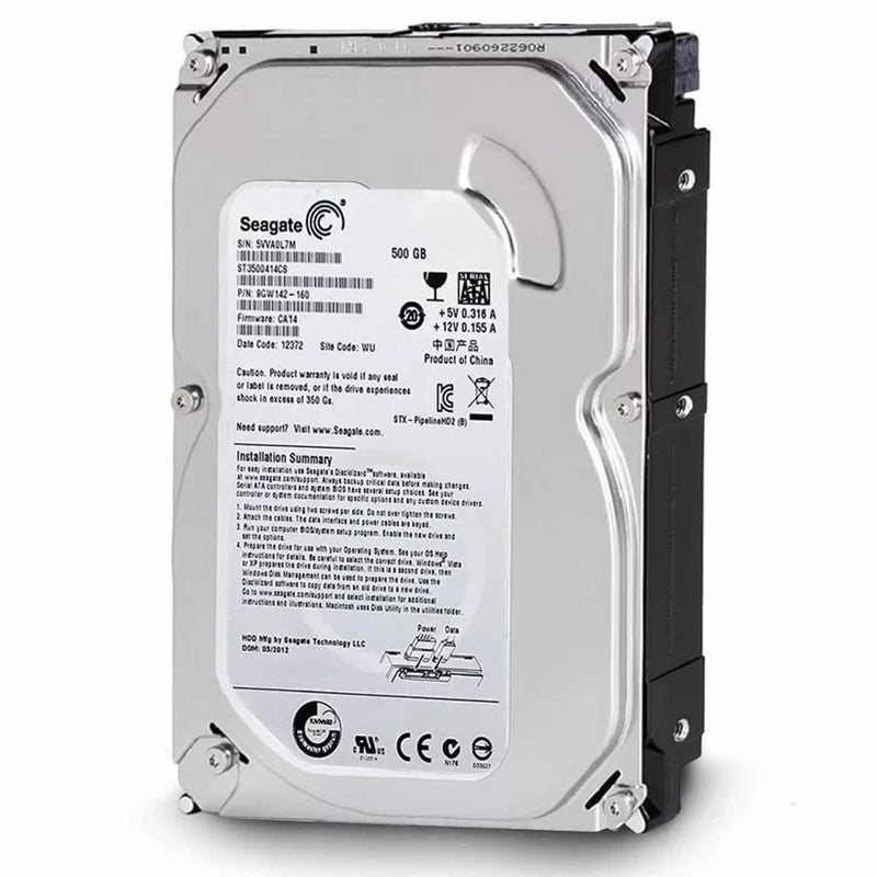 Disco Duro Interno Seagate 500GB SATA 3.5 para PC y DVR
