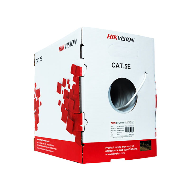 Bobina Cable Utp Hikvision Cat5E 100% Para Interior Ds-1Ln5E-S