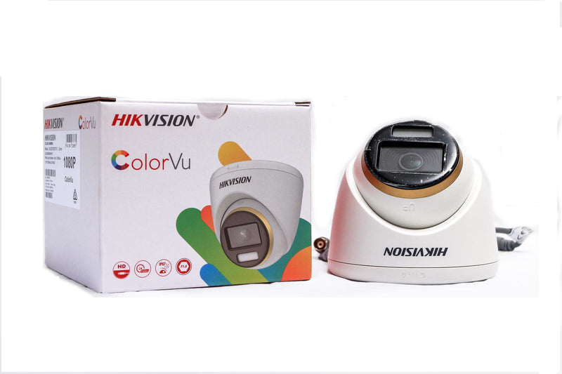 Camara de seguridad Domo Torreta Hikvision 2MP 2.8mm ColorVu