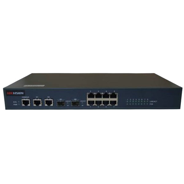 Switch Hikvision Multiservicio 8 Puertos Ethernet Poe Ds-3D2208P