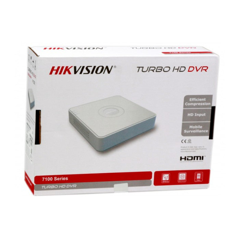 Dvr Hikvision Turbo Hd 4 Canales / 1Sata Ds-7104hghi-K1