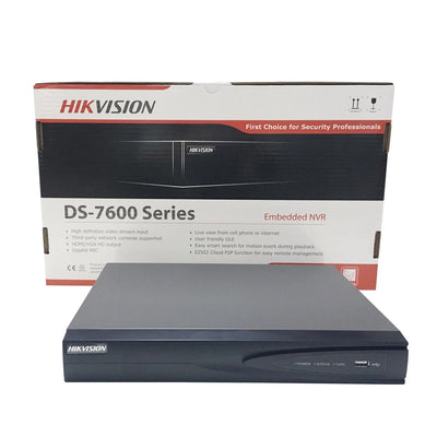 Nvr Hikvision 4 Canales 4K 1080P Ds-7604Ni-K1/4P(B)
