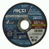 Disco de Corte para Metales y Acero Inoxidable 4 1/2 AKSI-114604