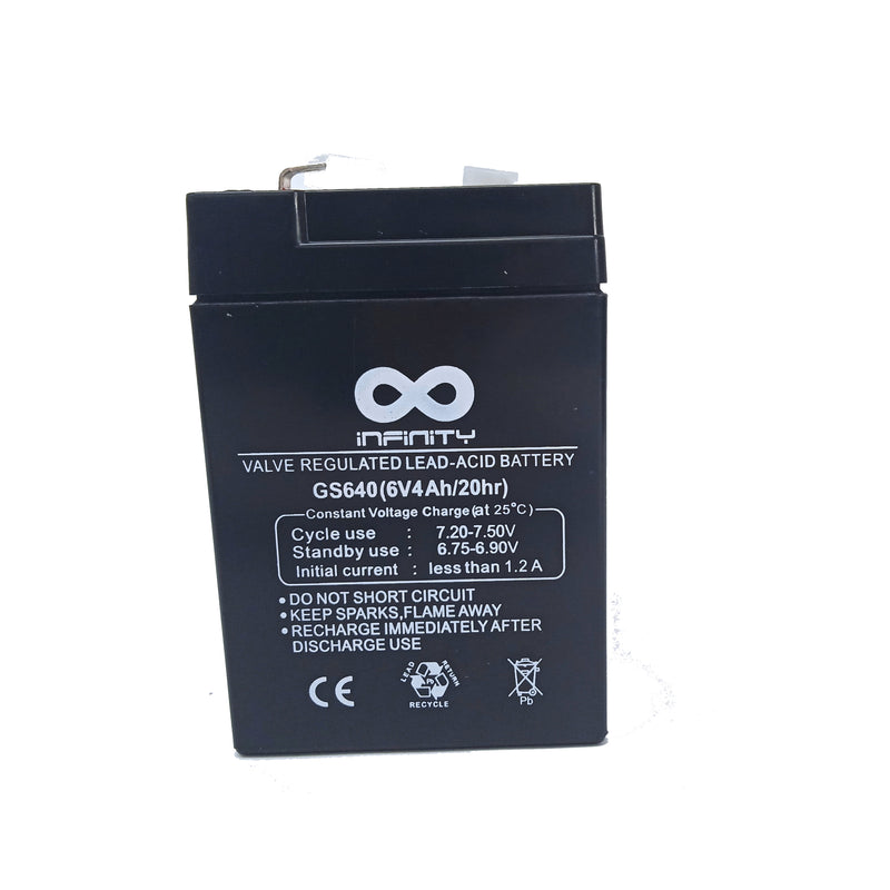 Batería Infinity 6V 4Ah  Respaldo Energía Backup