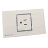 Tomacorriente Simple Ledplus Blanco Lp-Thunder 005 Elegante y Funcional