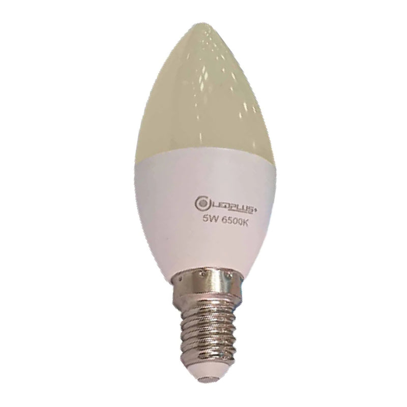 Bombillo LED Vela 5W E-14 Luz Cálida 3000K