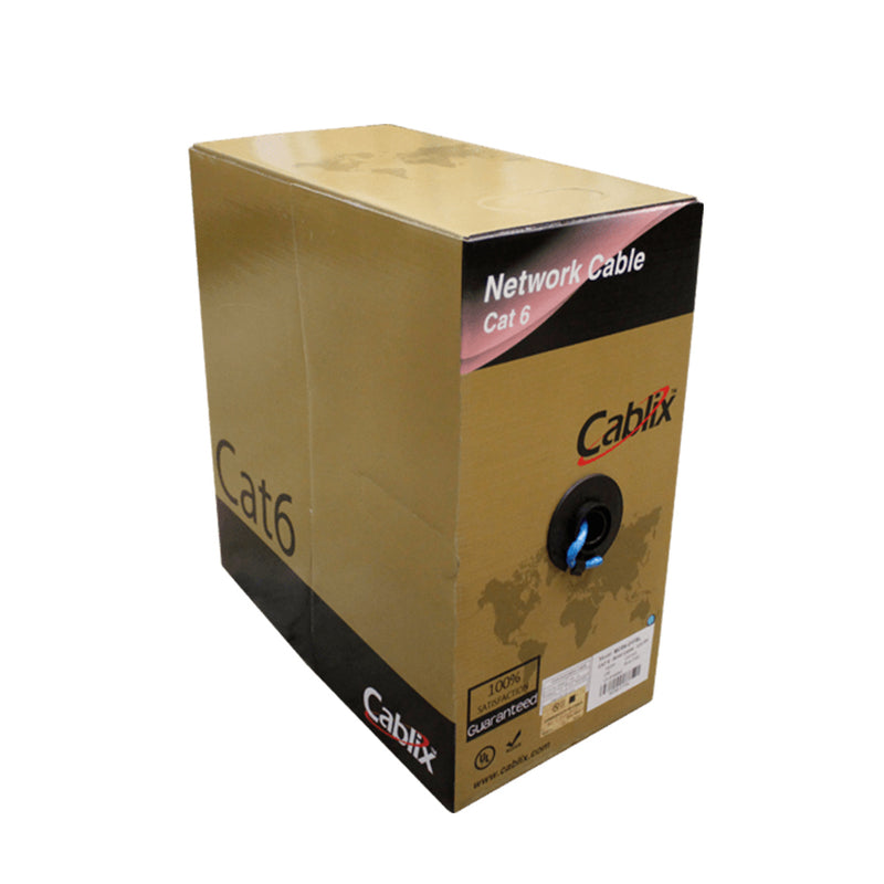 Cable Utp Cablix Cat6 100% Cobre Para Exterior 305m 30Mcb6Sf-01Xbk