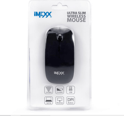 Mouse Imexx 26310 Negro Inalambrico Slim